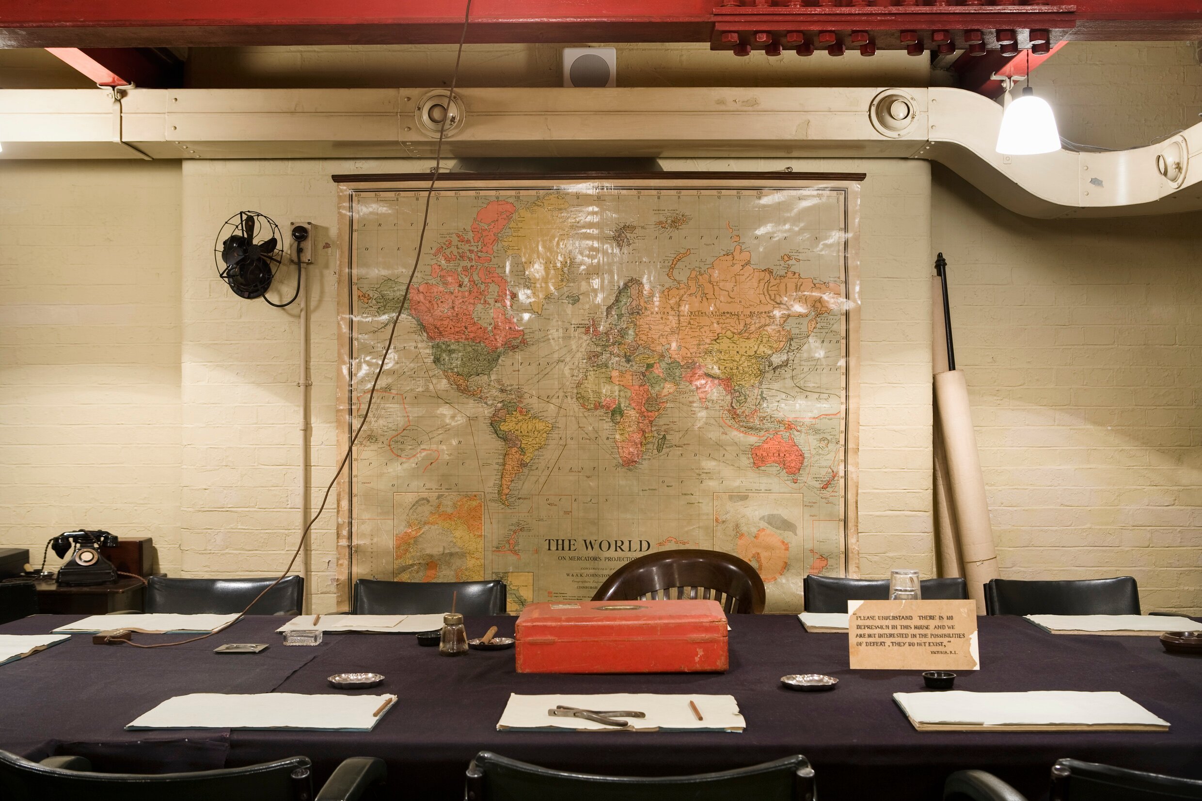 Churchill War Rooms London   Cabinet War Room 