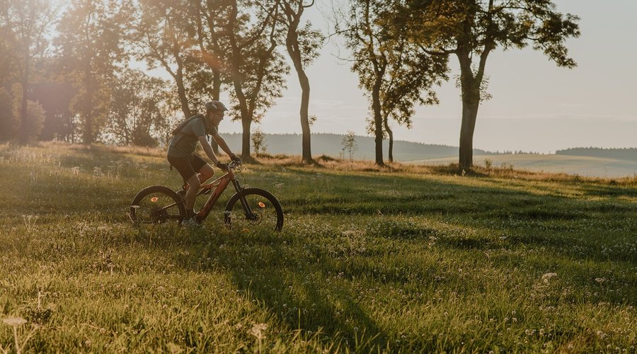 Mountainbiken im Erzgebirge 