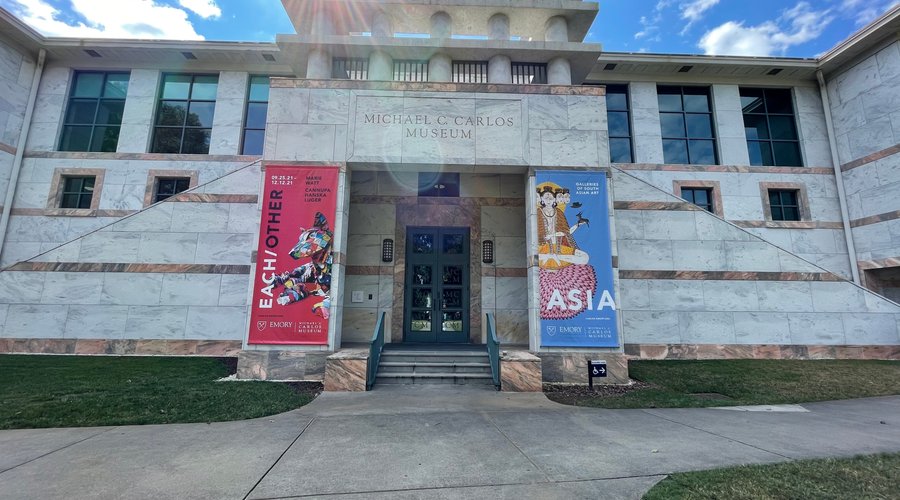 Visit the Michael C. Carlos Museum before December 12, 2021, to experience the Each/Other: Marie Watt and Cannupa Hanska Luger exhibition. 