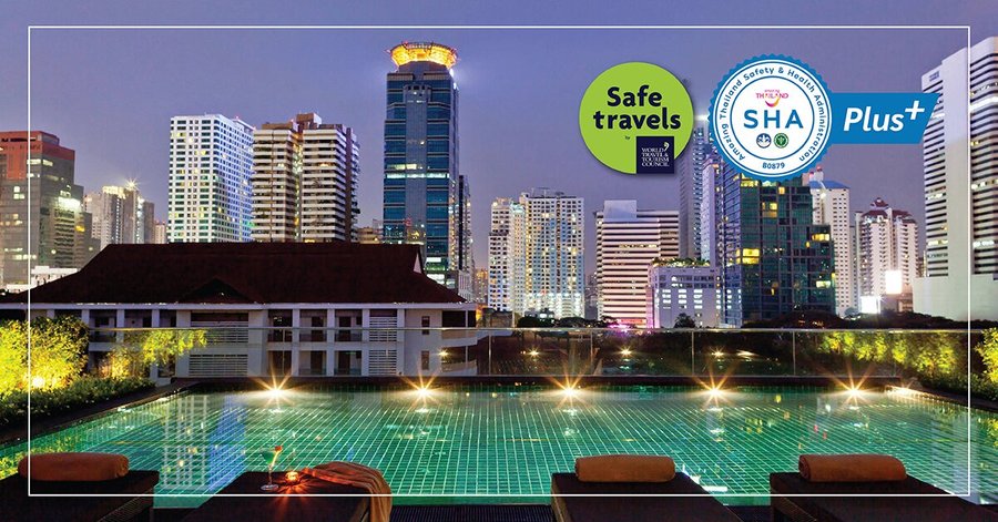 SHA Plus Certificate - Chatrium Residence Sathon Bangkok has been awarded  SHA Certification and over 70% of the workforce employed have been successfully vaccinated against COVID 19.