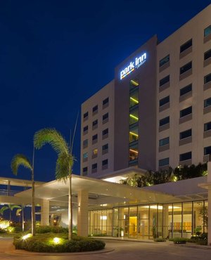 Park Inn by Radisson Davao in Mindanao, image may contain: Hotel, Office Building, Inn, Convention Center