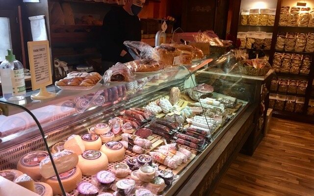 Small sampling of their meats and cheeses