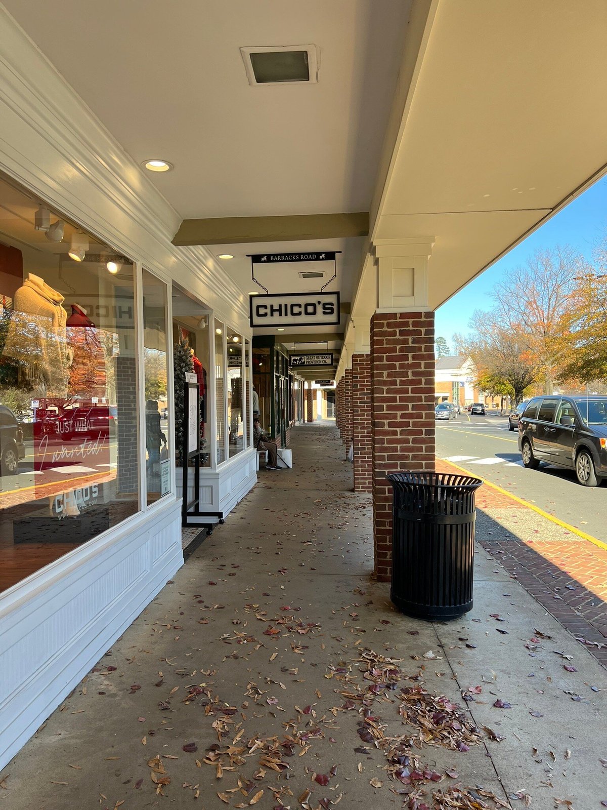 size of nike store in barricks charlottesville