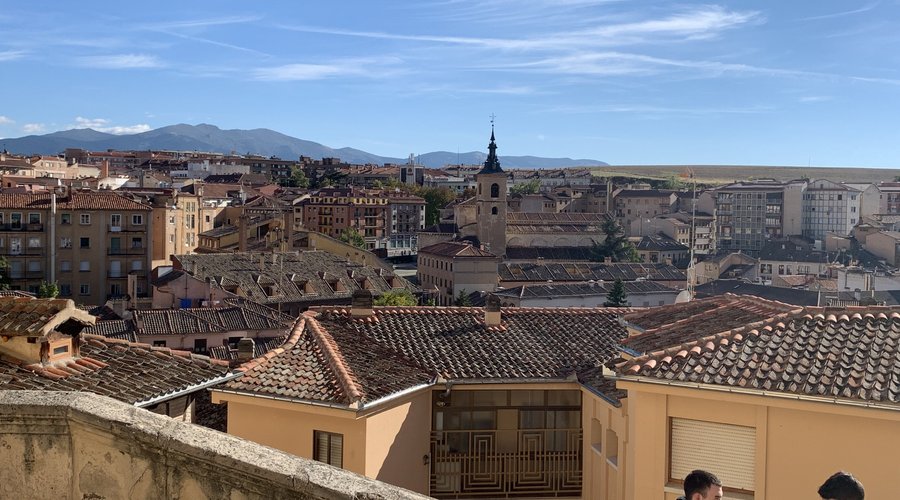 SEGOVIA - Amazing view of The city from Mirador de Lá Canaleja. 