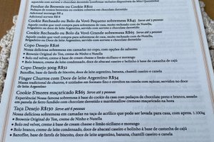 Cardápio
