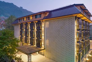 Hotel Snow Land Srinagar in Srinagar, image may contain: Hotel, Building, Resort, Interior Design