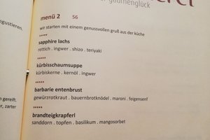 Speisekarte