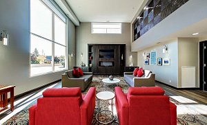 Best Western Plus Osoyoos Hotel & Suites in Osoyoos, image may contain: Penthouse, Couch, Living Room, Home Decor