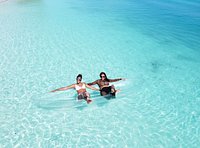 clear kayak drone photoshoot cancun mexico