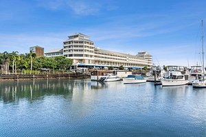 Shangri-La The Marina, Cairns in Cairns, image may contain: Waterfront, Harbor, Pier, Marina