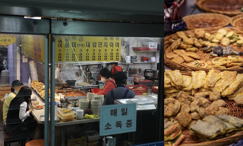 People eating in a restaurant