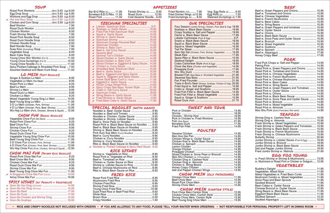 Wo Hop, New York City - Downtown Manhattan (downtown) - Menu, Prices 