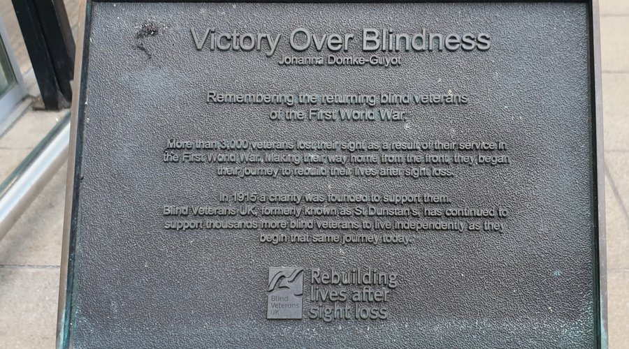 Victory Over Blindness Monument - April 2021