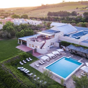 Hotel Main Pool Aerial