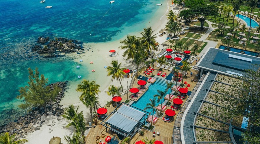 LUX* Grand Baie Resort & Residences, from above