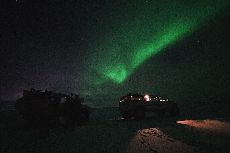 Northern Lights Superjeep tour, Iceland