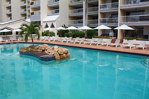 Sapphire Beach Club Resort in St Martin / St Maarten, image may contain: Hotel, Resort, Pool, Swimming Pool