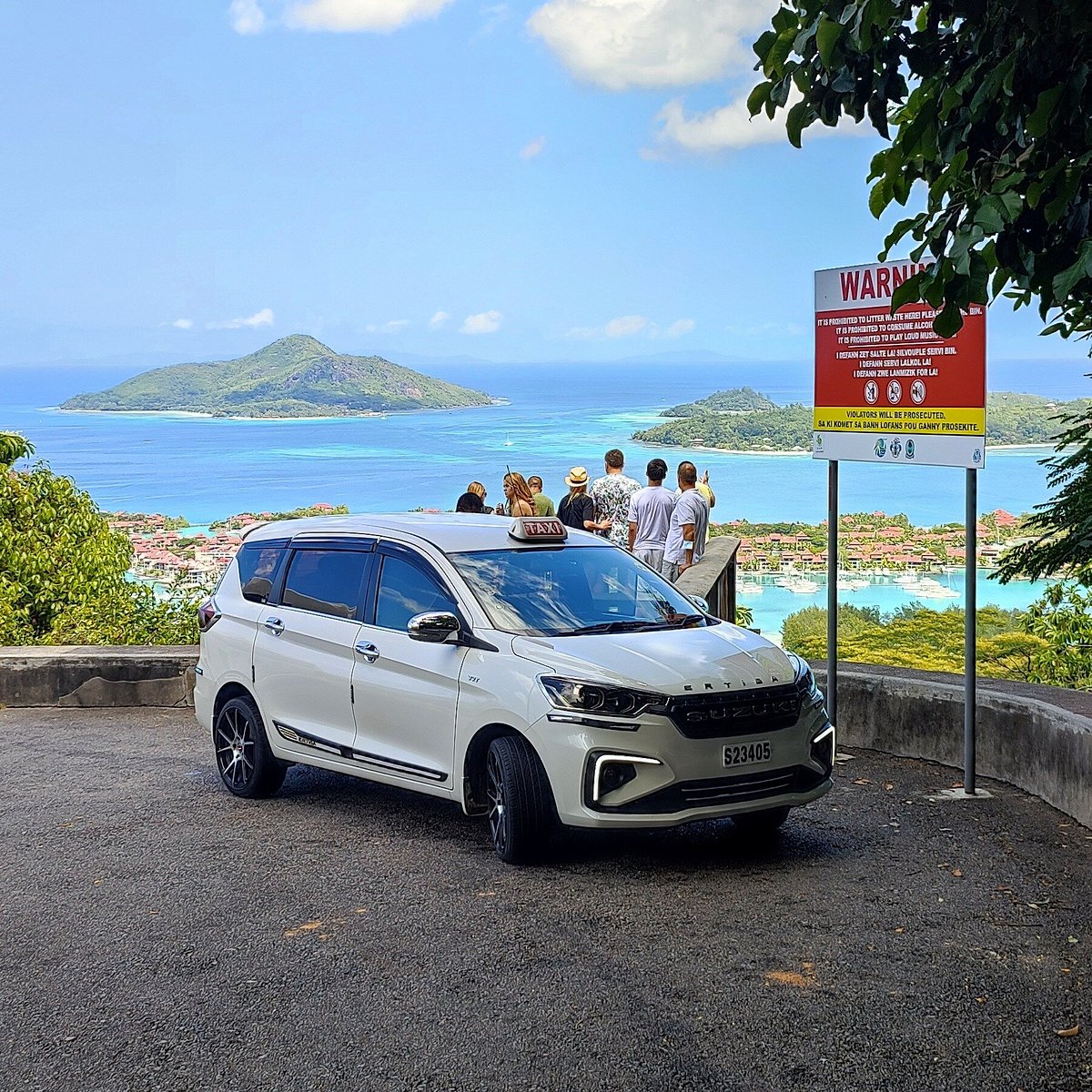 taxi tour seychelles