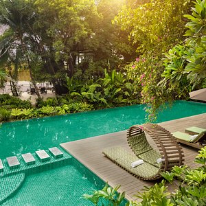 An Lam Retreats Saigon River in Thuan An, image may contain: Hotel, Resort, Pool, Swimming Pool