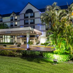 Hotel Exterior at night
