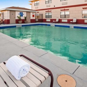 BW Inn & Suites in Copperas Cove, image may contain: Hotel, Neighborhood, Night, Lighting