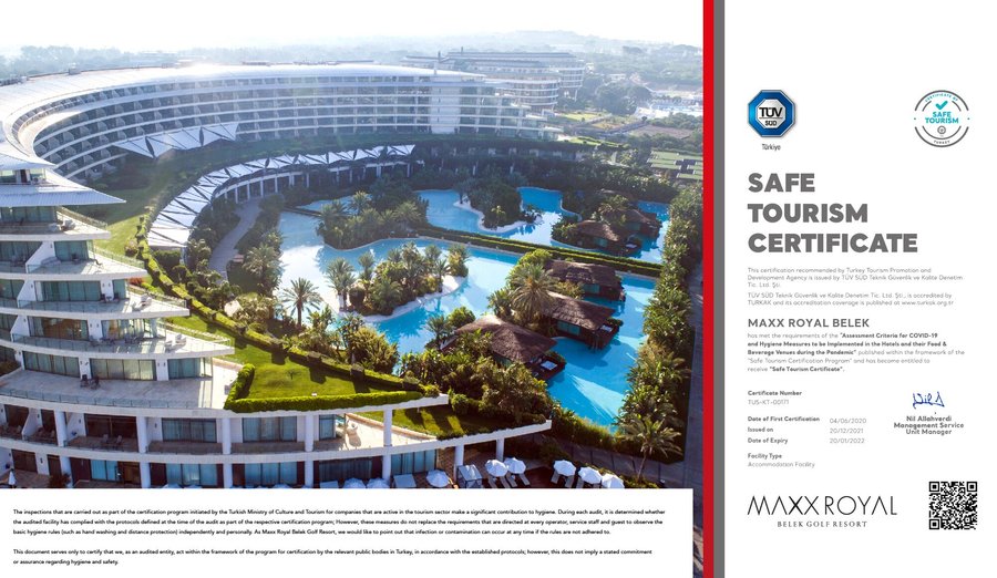 Voyage belek golf spa 5 карта отеля