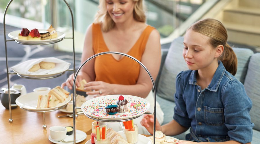 Enjoy high tea at Panorama Lounge.