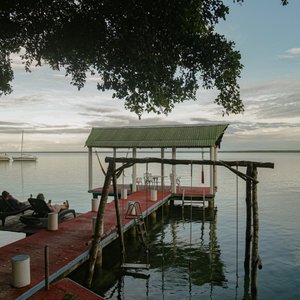 Nuestro muelle privado.