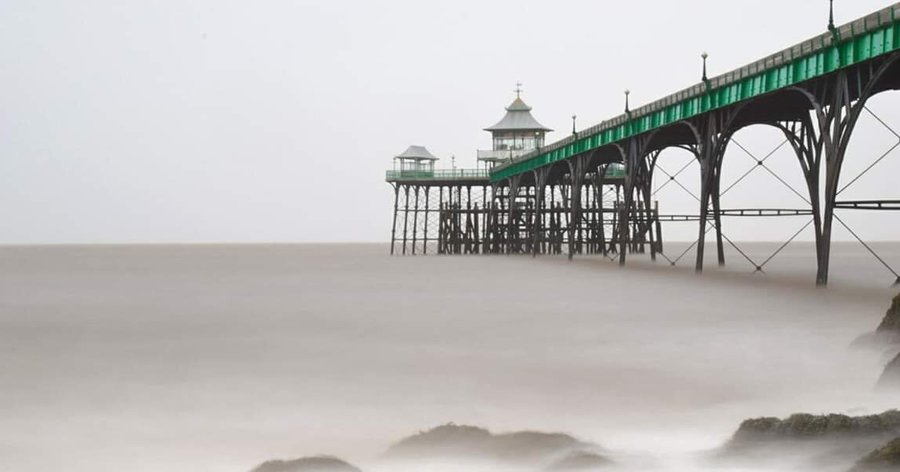 A short drive to the next junction to see Clevedon pier  
