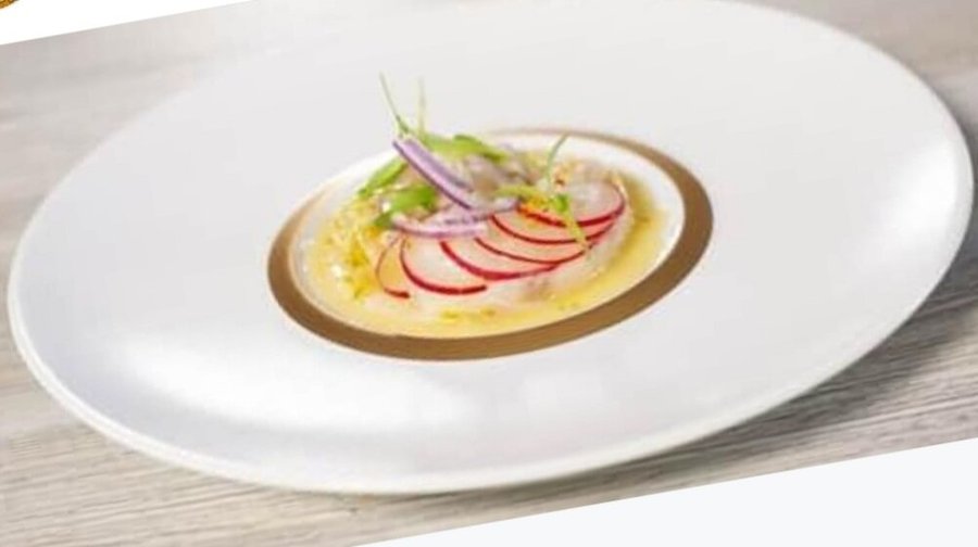 Nouveau  à djerba nova , ceviche de daurade royale 