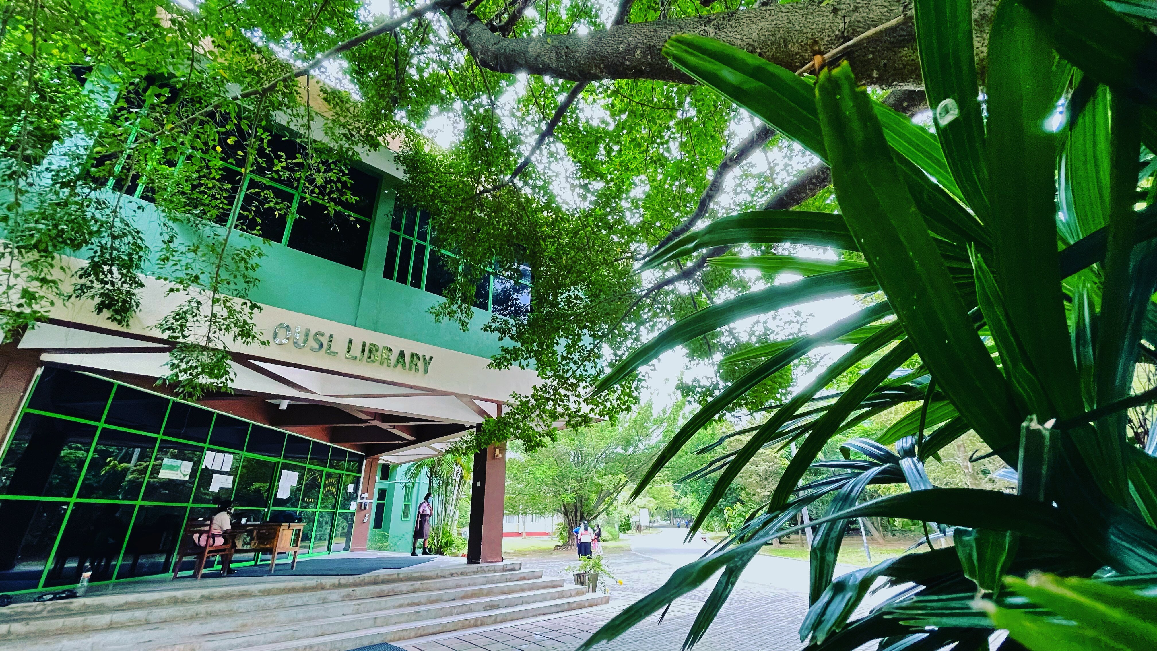 The Library Of Open University Of Sri Lanka Nugegoda All You Need   Front View Of The Library 