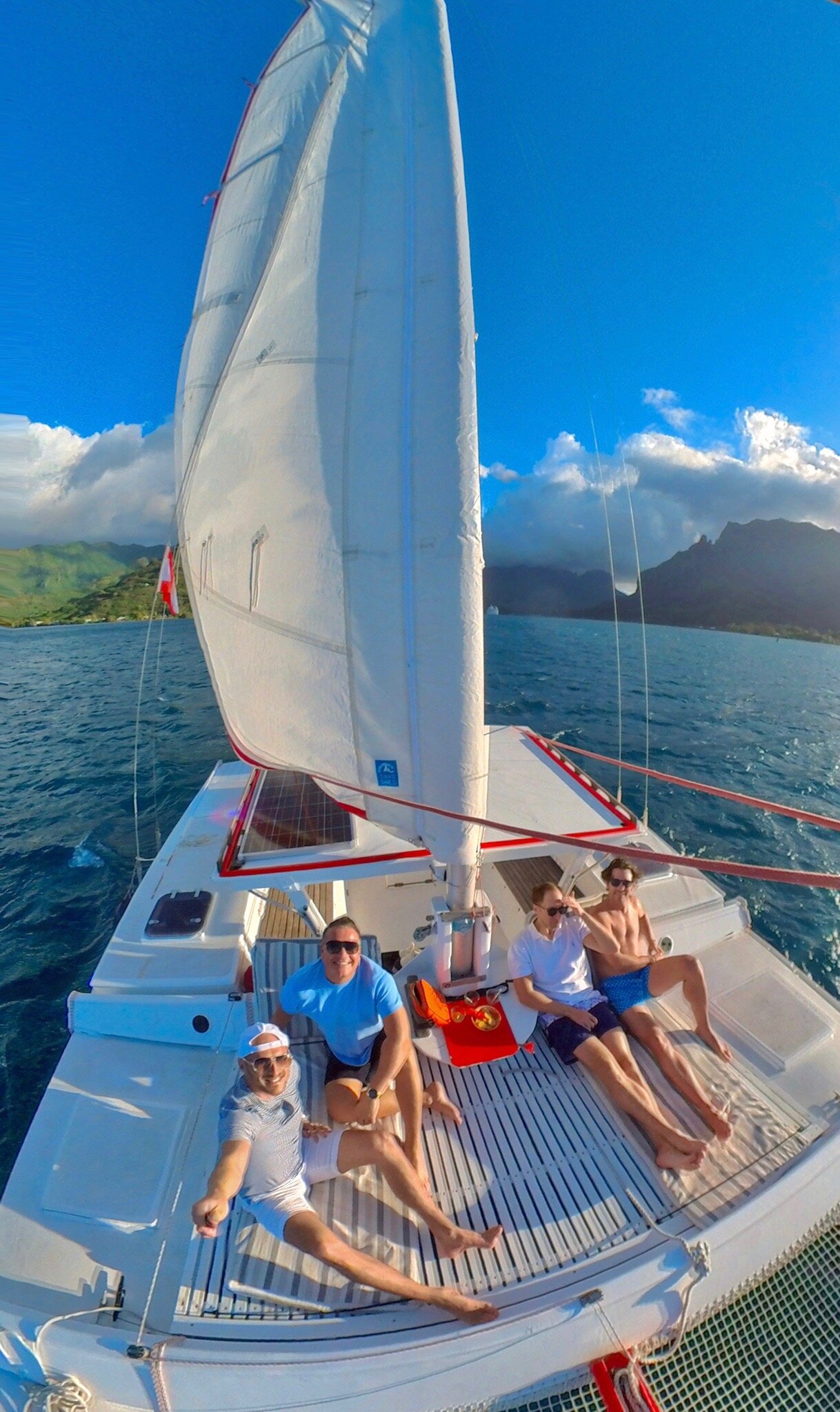 Sunset Cruise : Moorea Sailing On A Catamaran Named Taboo