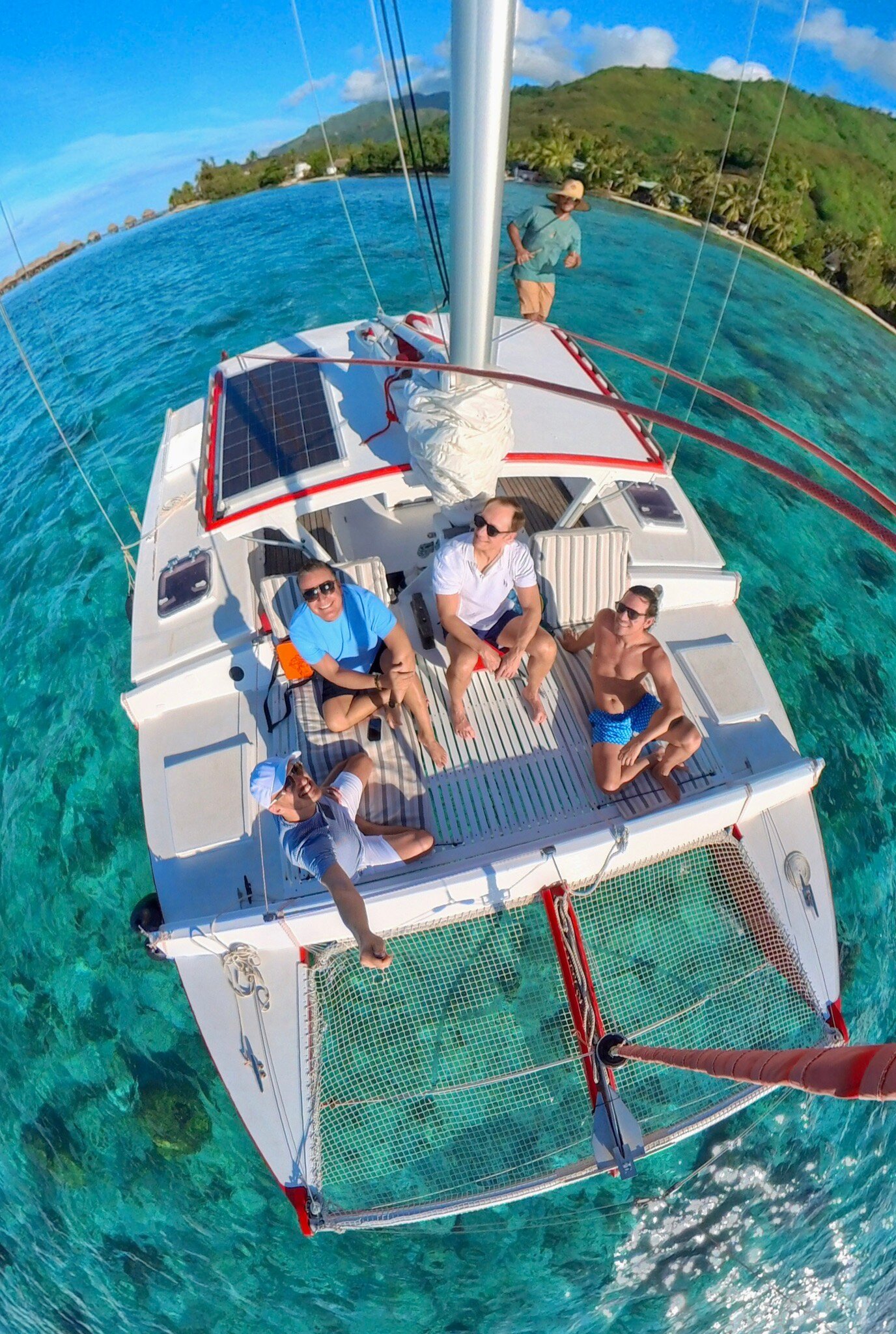 Sunset Cruise : Moorea Sailing On A Catamaran Named Taboo