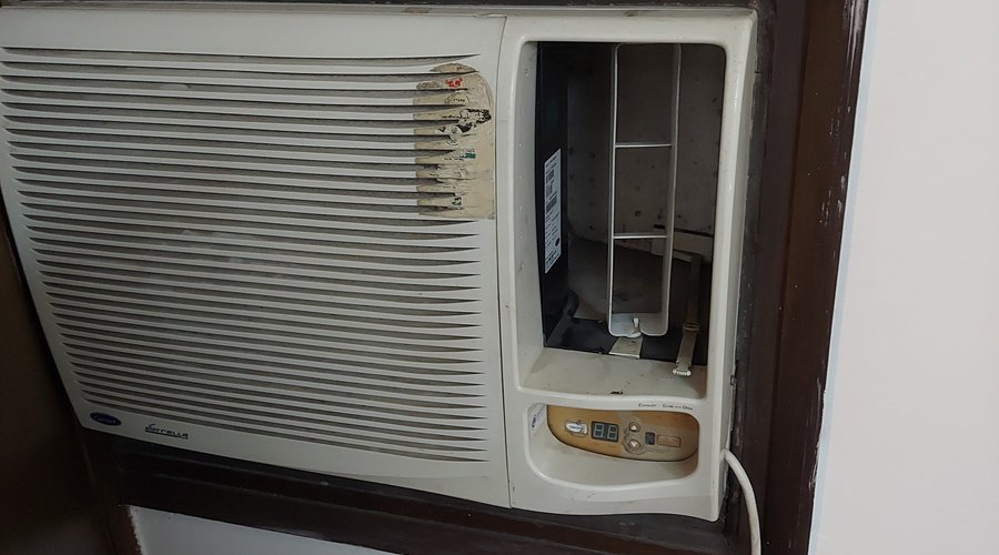 Air Conditioner broken and the plug point wasn't working. 