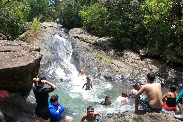 2024 San Juan El Yunque Waterslide and Waterfall Tour with Food and Photos