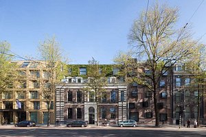Hyatt Regency Amsterdam in Amsterdam, image may contain: City, Neighborhood, Urban, Apartment Building