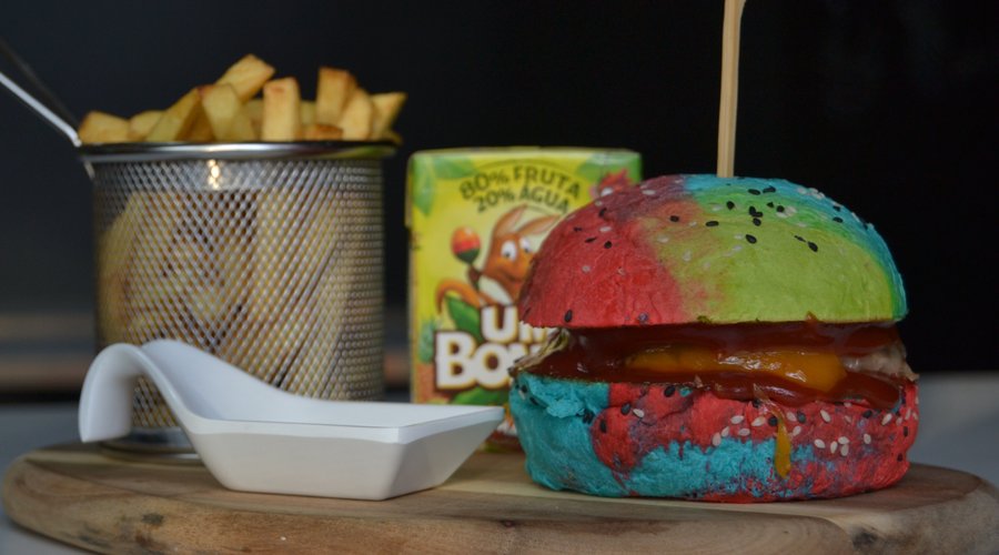 Hambúrguer misto + Bongo + Batatas