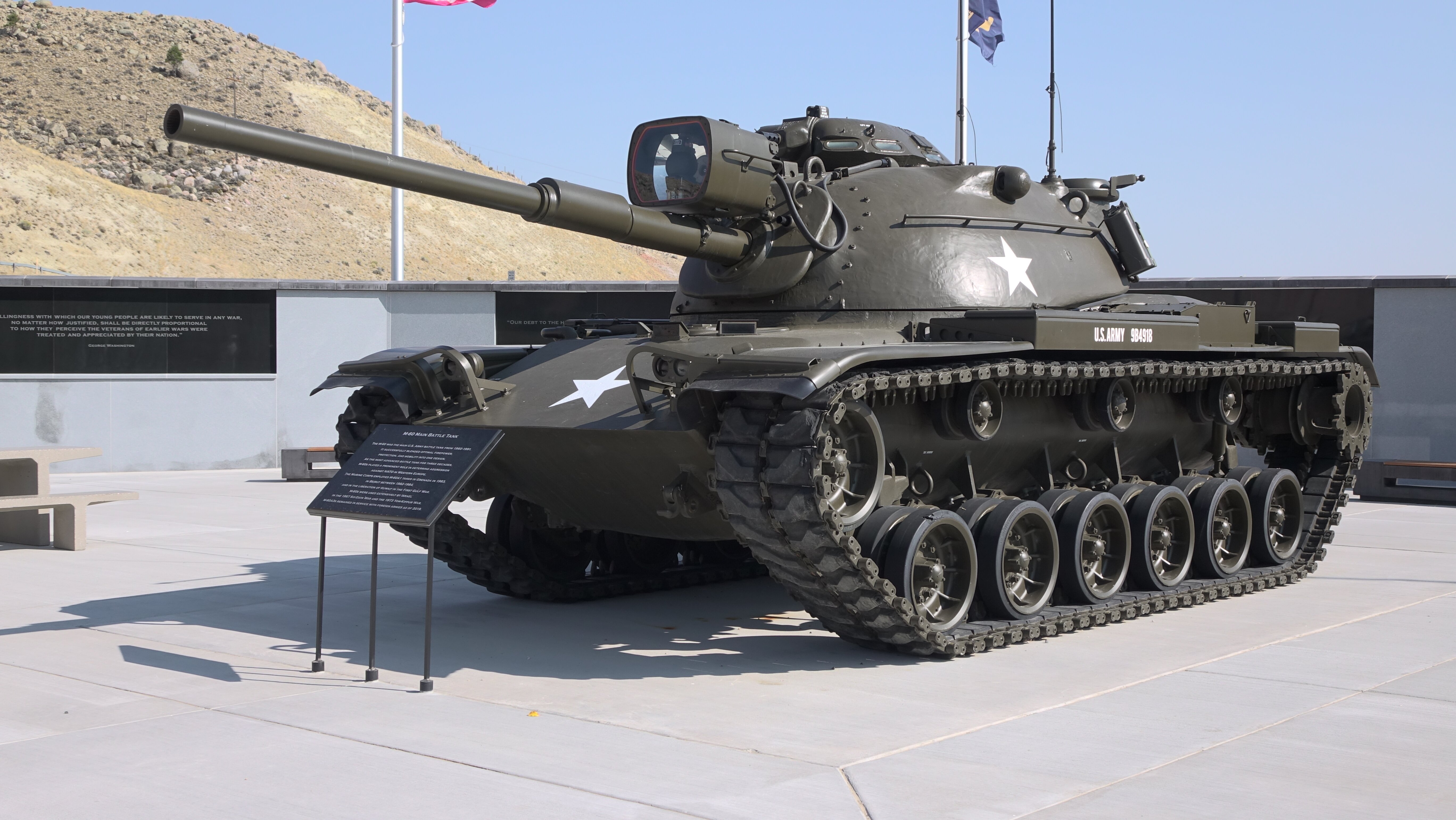 2024 National Museum Of Military Vehicles   An M 60 Battle Tank Outside 