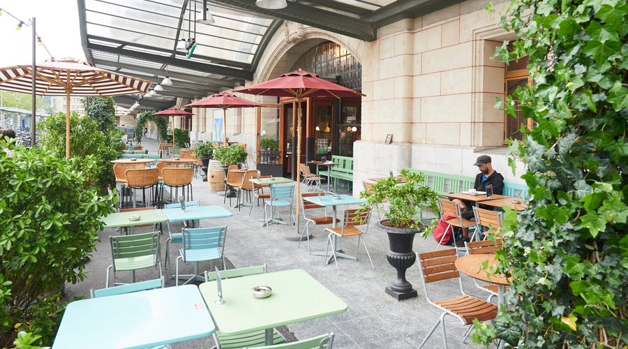 Notre jolie terrasse.