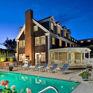 Our Parkside Building, featuring our seasonal outdoor pool, 