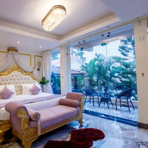 Royal Bath Tub With Balcony View