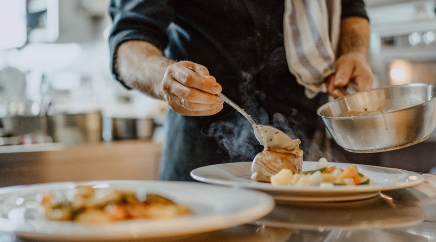 Der Chef persönlich steht bei uns jeden Tag in der Küche