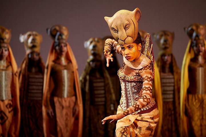 The Lion King musical at the Lyceum Theatre in London