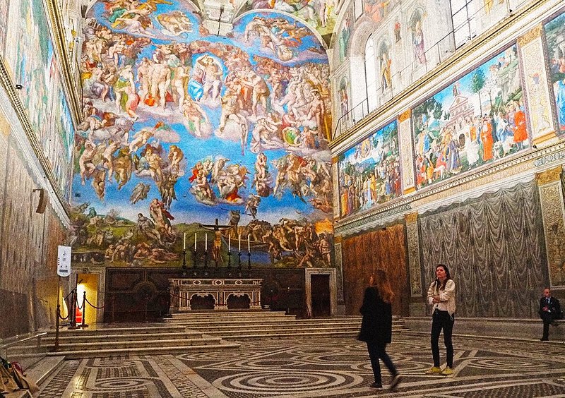 La Cappella Sistina in Vaticano