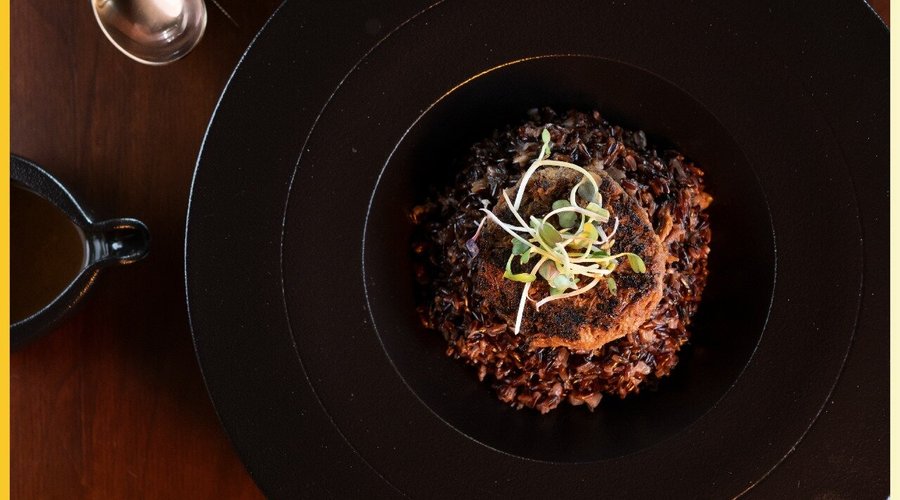 Truffle Scented Black Rice Risotto
