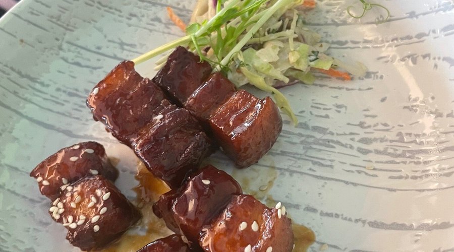 Pork belly bites