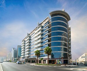 Star Metro Deira Hotel in Dubai, image may contain: City, Condo, Urban, Office Building