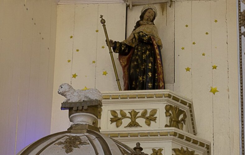 O padroeiro, São Luiz de França. 