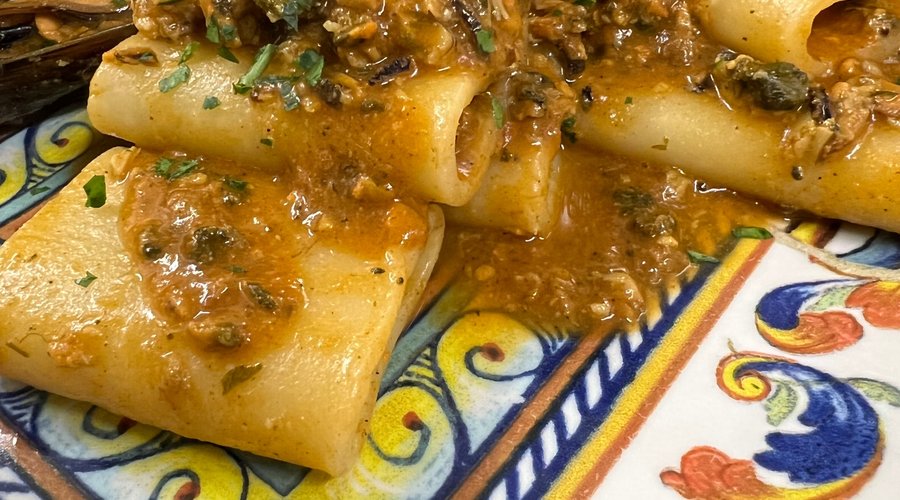 Pacchero al ragù di cozze