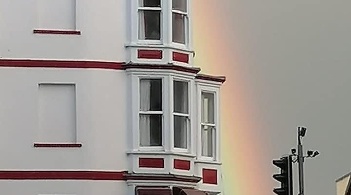 Catching a rainbow